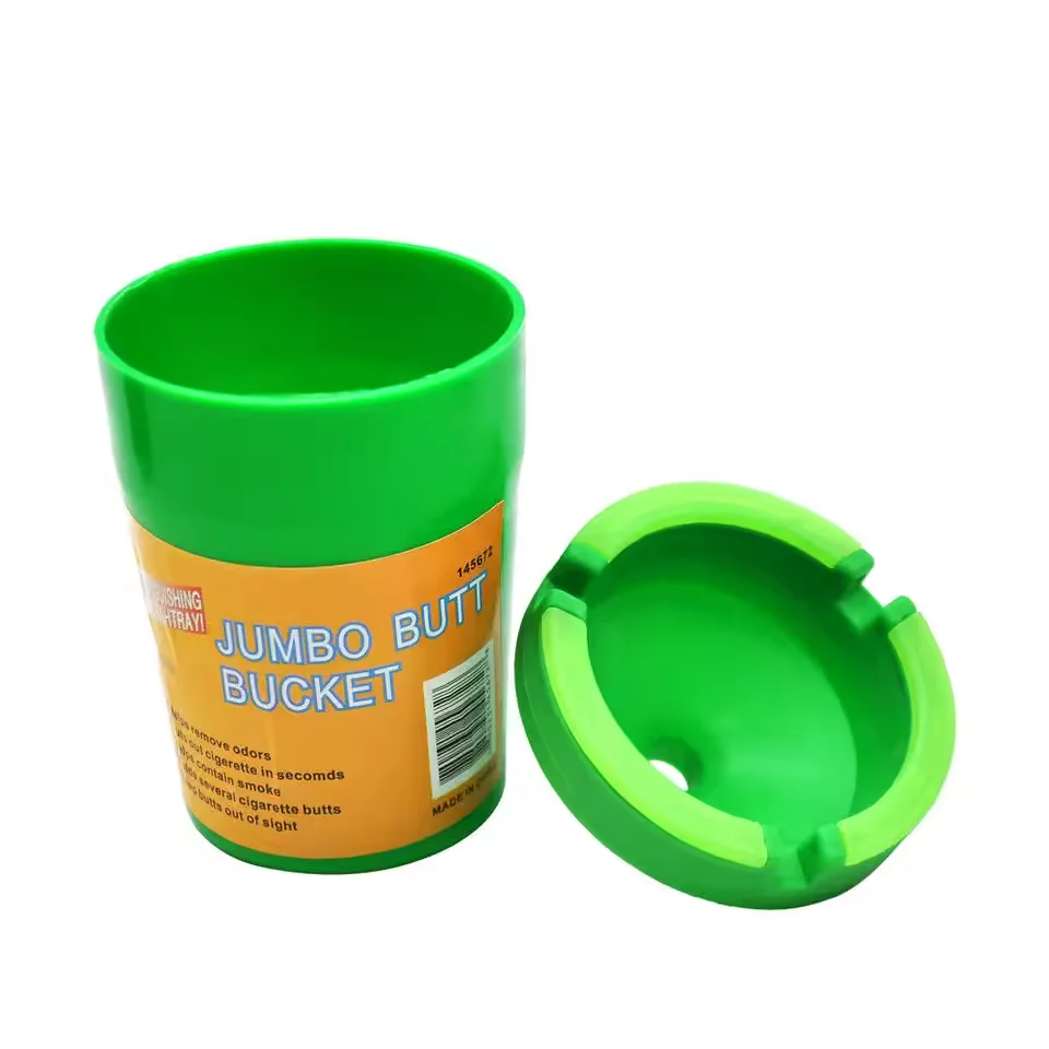 2024 Wholesale New Style Custom Plastic ABS Portable Cheap Butt Bucket Ashtray for Car