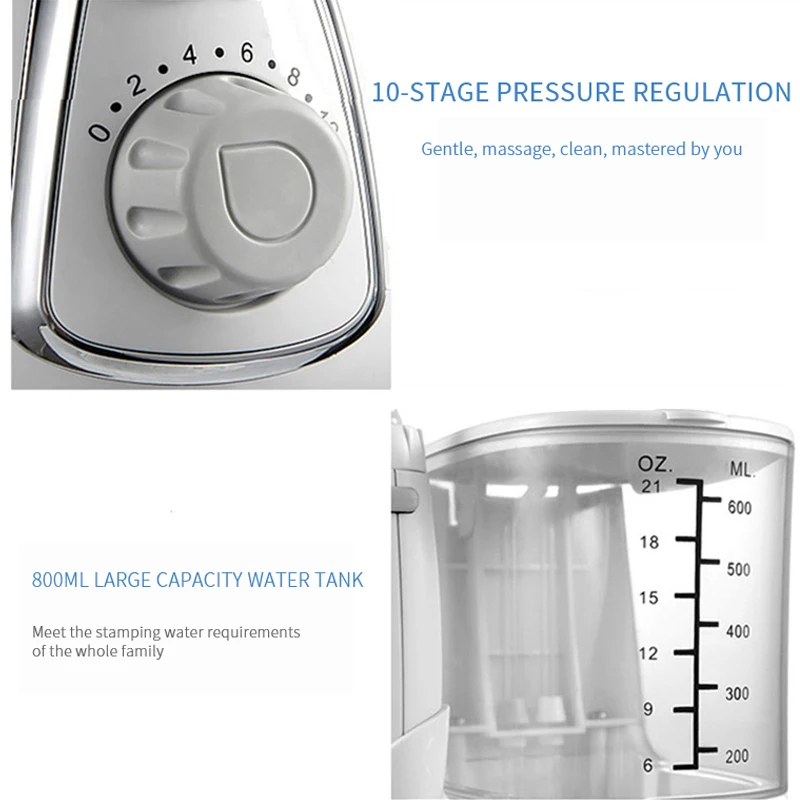 Dental Flosser Electric Oral cleaner Countertop Water Flosser machine water pick teeth cleaner water flosser tap