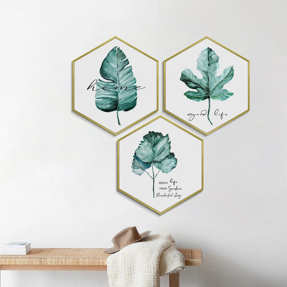 Specially Customized MDF Wooden Hexagonal Picture Photo Frame For Home Decoration
