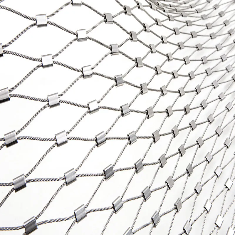 sus 304 wire woven knitted mesh / 316 knitted wire mesh / stainless steel knitted wire mesh