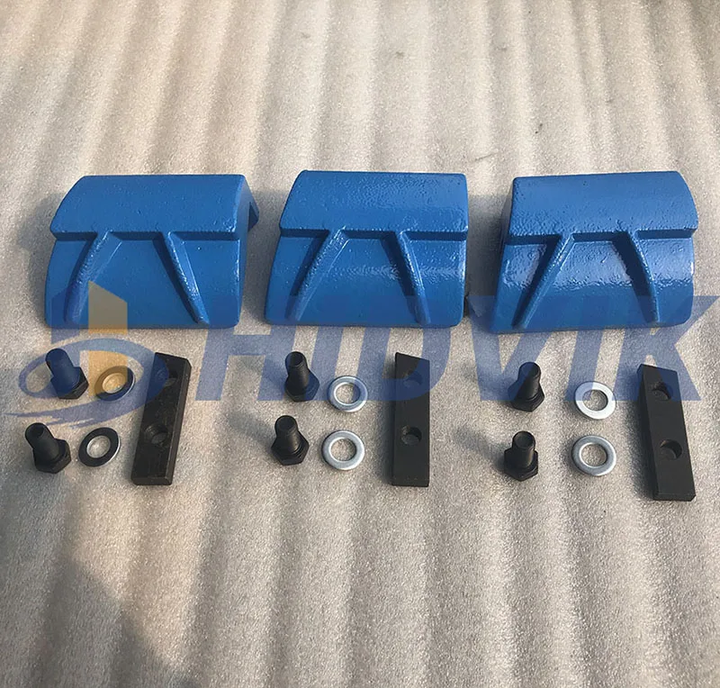 VSI crusher wear parts do for CV229 CV228 CV217 CV216 CV215 high chrome Rotor Tip Cavity Wear Plate Wear Parts Head Liner Plate