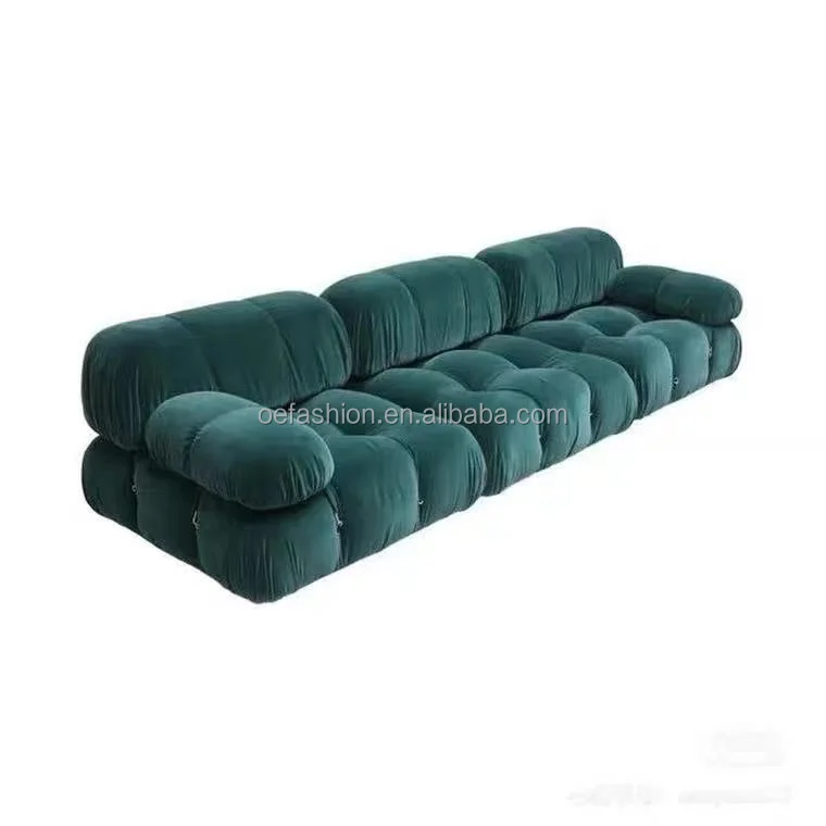 OE-FASHION Nordic living room ins Italian minimalist double three-person bread cube free module sofa