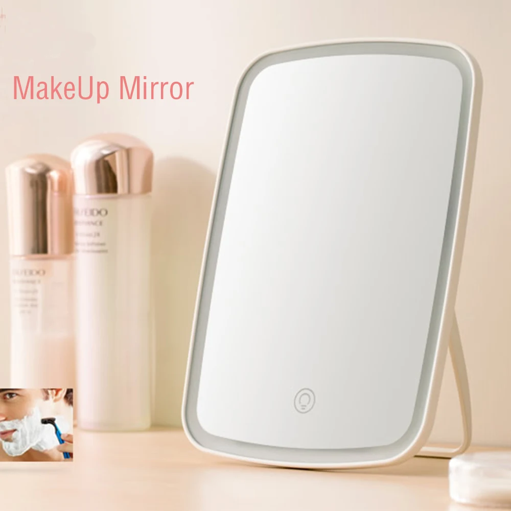 Jordan & Judy Portable USB Rechargeable battery powered Table Desktop Makeup Mirror Light Touch Screen