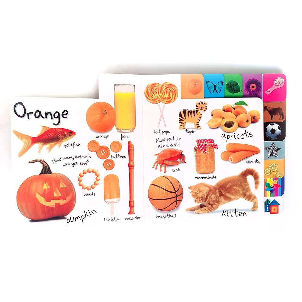 High Quality Book Printing Services Fun Kids Books Recyclable Paper Children Board Book Print On Demand