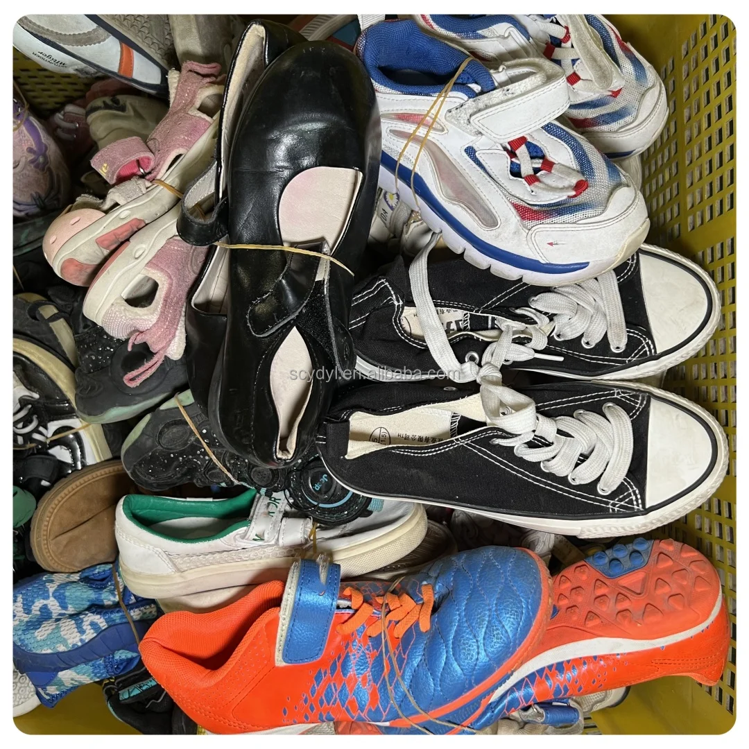 S08 used mixed kid shoes Factory wholesale second hand children Chinese brand casual shoes in good condition in bales Africa