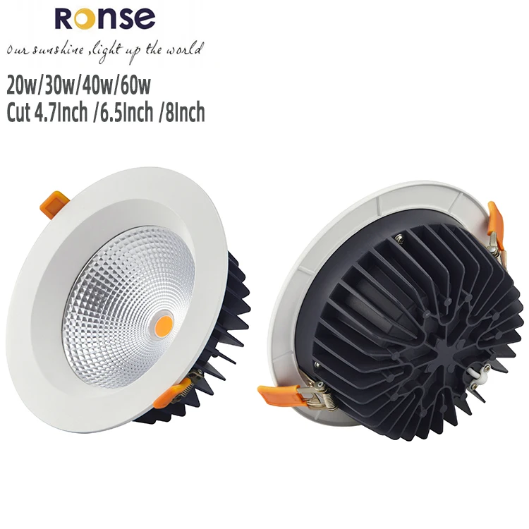 RONSE Luces Led Shop Lights 5 Inch 6 Inch 8 Inch Ceiling Led Downlight Spotlight 20w 30w 40w 60w Led Down Lights Lighting