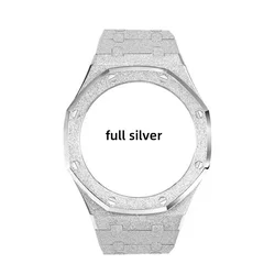 Wholesale Custom Black Frosted stainless steel watch case mod kit for g shock ga2100