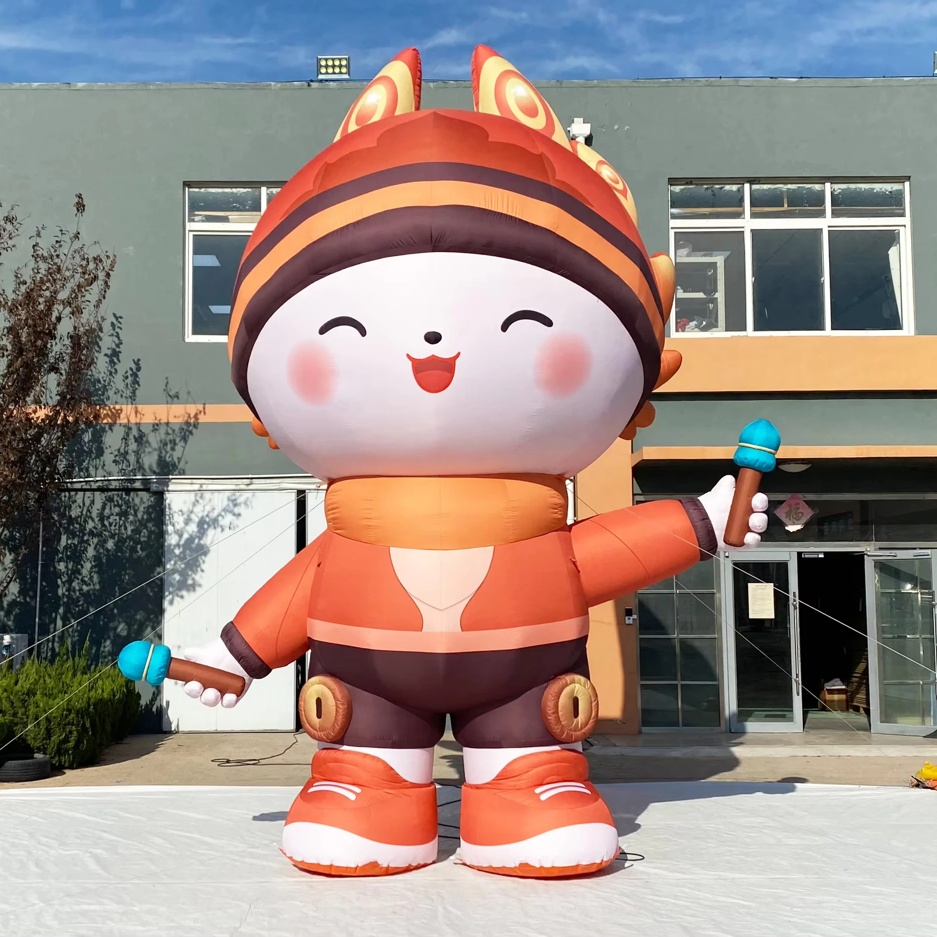 Aero 4m high custom giant advertising inflatable Boy inflatable cartoon