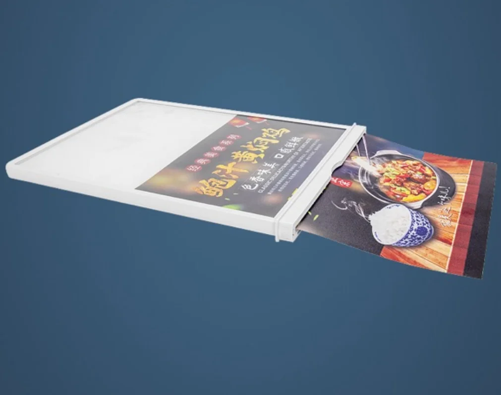 Double Sided LED Advertising Menu Light Box Drink Display Menu Stand Board Rechargeable A4 Desktop A5 Battery Card Stand