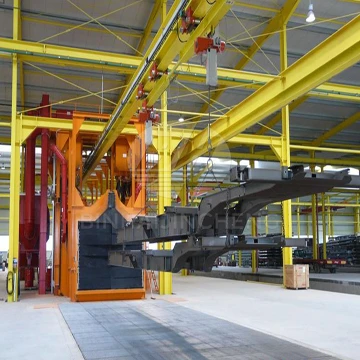 High quality performance Automatic Steel Proflle Shot Blasting Machine/Sand Blasting Equipment for powder coating