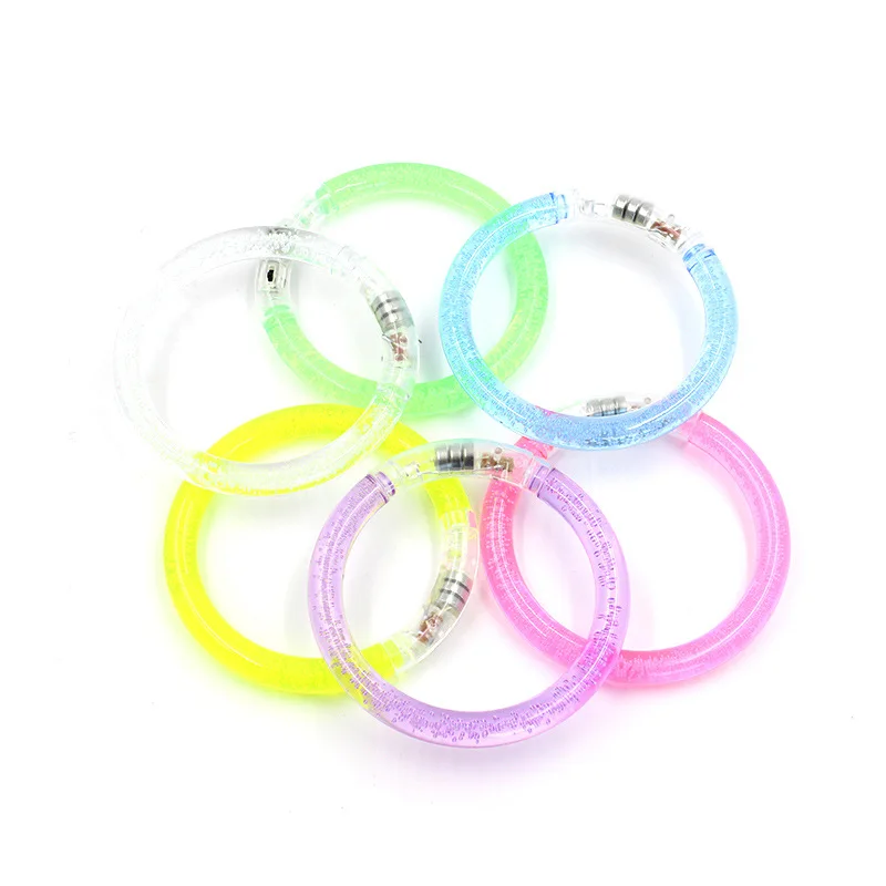 Wholesale Glow Sticks Bracelets Party Supplies For Kids And Adults Glow luminous Party Bracelet Led Slap Bracelet