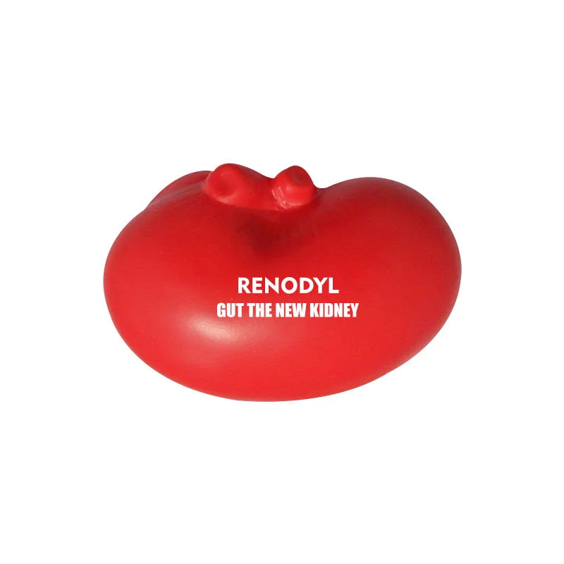 Sanqi Elan OEM Wholesales Custom Red Kidney Anti Stress Ball Toys With Logo Print