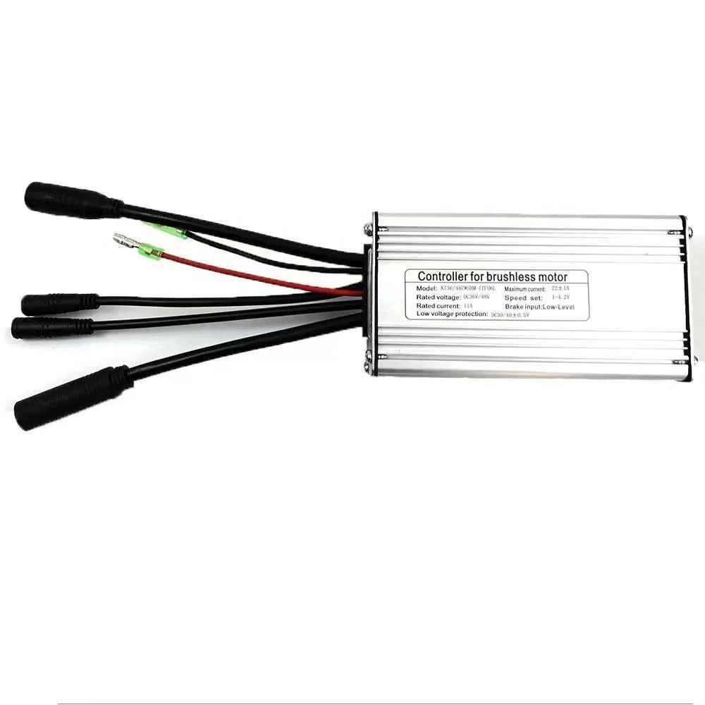 KT 22A electric bicycle controller 36v 48v 9 mosfet waterproof brushless hub motor controller with light wire