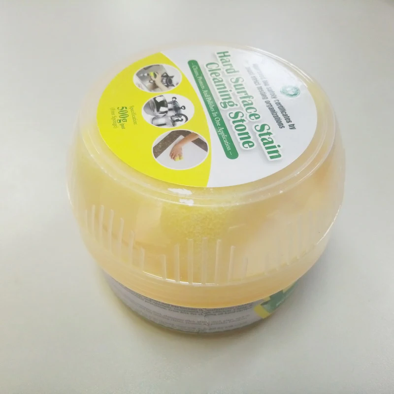 OEM высокоэффективный антисептический камень для удаления пятен с твердой поверхностью с губкой для окон и дверей