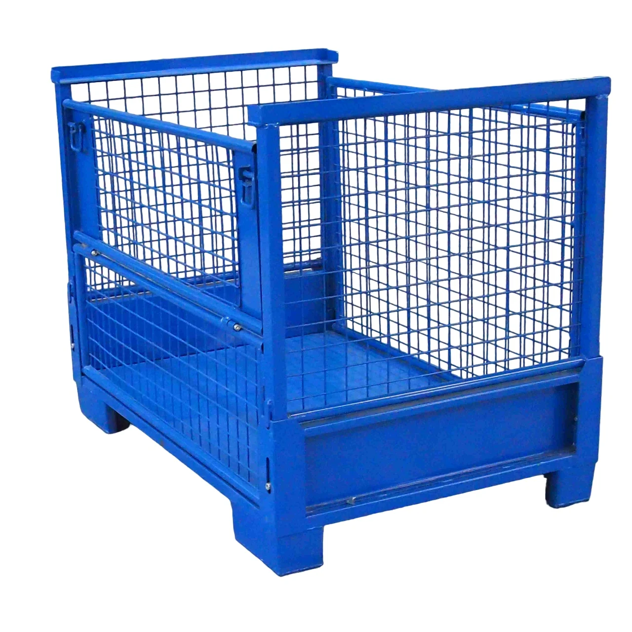 High Capacity Portable Mobile Low Price Rigid Logistics Wire Mesh Roll Cart