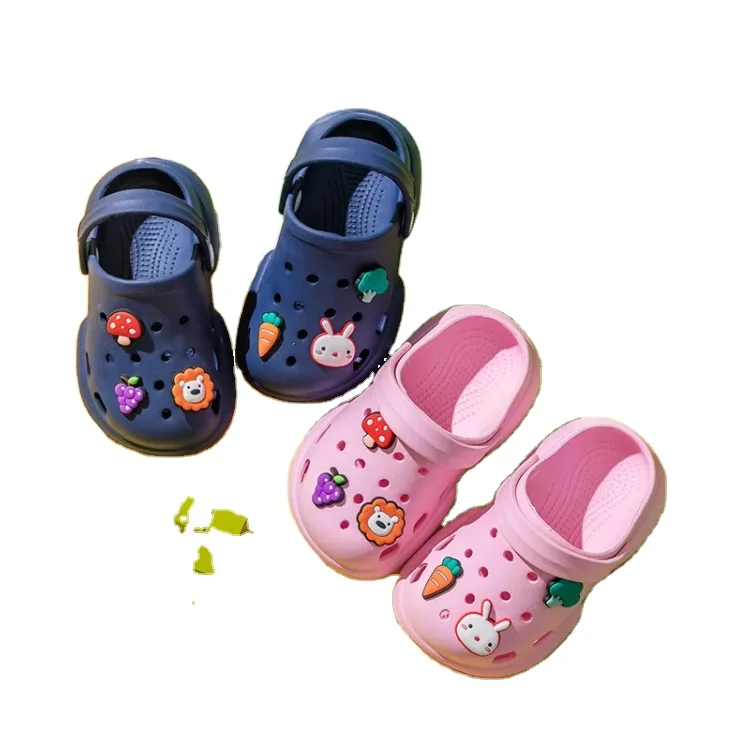 Wholesale Custom Logo New outdoor Kids Clog Charms House Garden Sandals Men Crocs Shoes Rubber EVA Mules Women Clogs Shoes