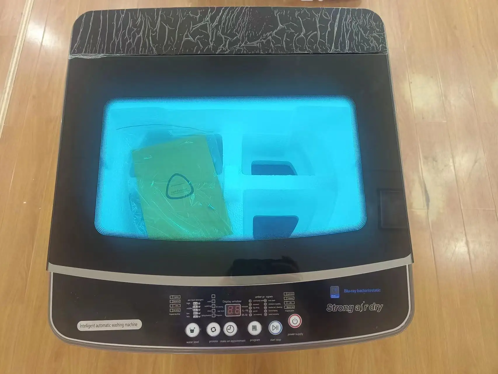 15kg automatic washing machine single tub with rotary drying or hot drying