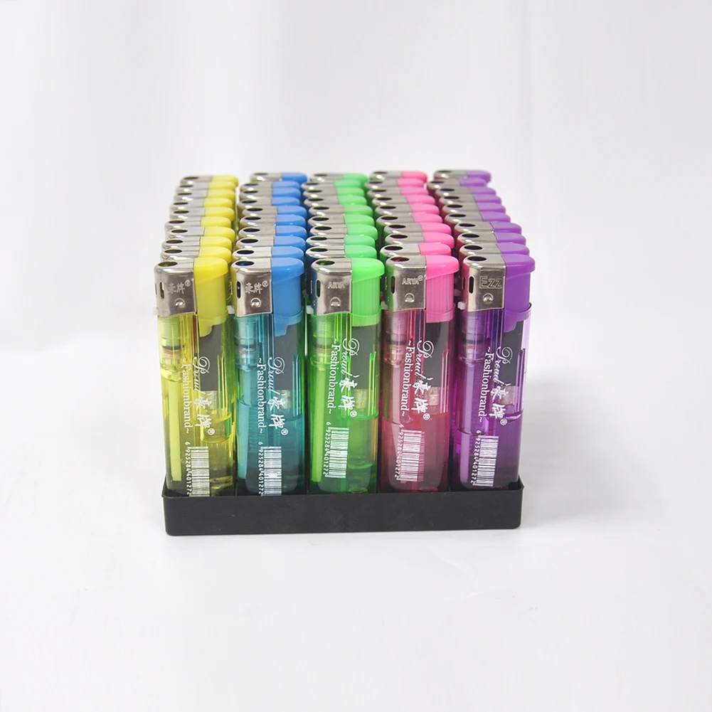 Best Quality Custom Flame Electronic Gas Lighter with Logo Custom Silk Print