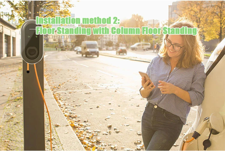 Hybrid electric car type 1 wall electrical gb/t chargers 3 phase manufacturers 11kw ev charger