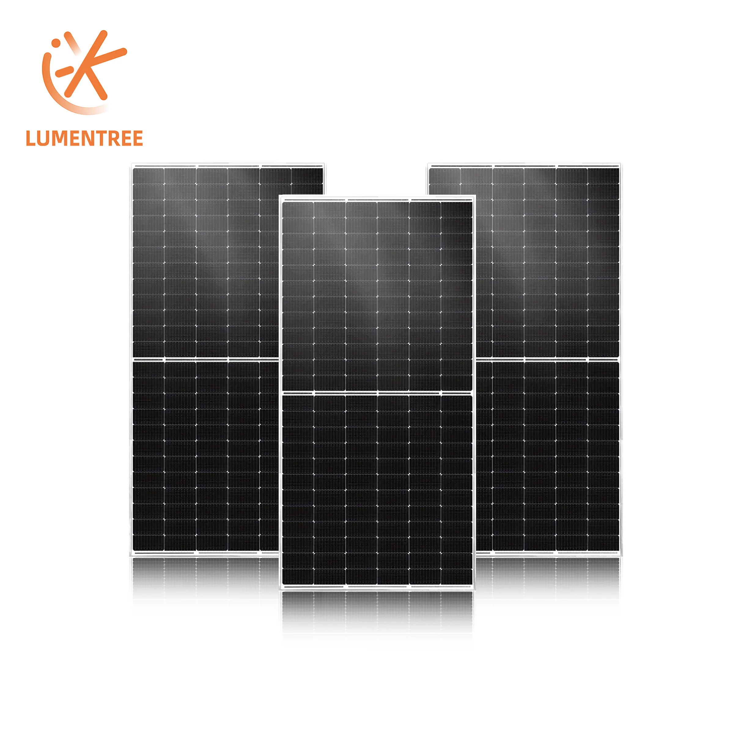 Lumentree 550w 500w 65v Monocrystalline Solar Panel Inverter Sun Energy Panel Roof Bifacial Glass Solar Panel