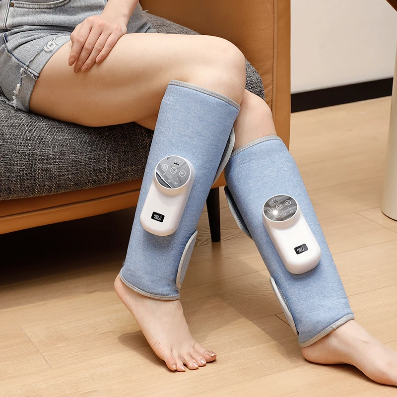Wireless Calf Massager with heating adjustable intensity calves pain relief kneading massage air pressure promote circulation