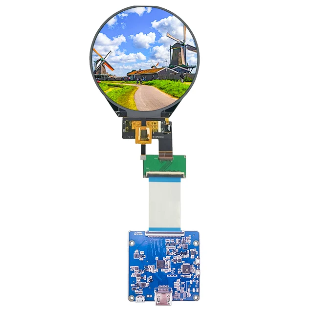 Eurotech 3 4 дюймов 800X800 MIPI 39 pin Круглый дисплей ЖК-экран круглое Панельное HD-MI плата контроллера для виртуальной