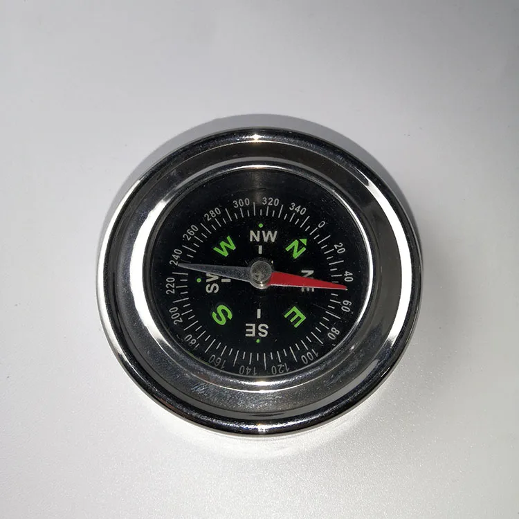 Amazon Hot Selling Use Portable Outdoor Mountaineering Camping Direction Stainless Steel Car Supplies High Precision Compass