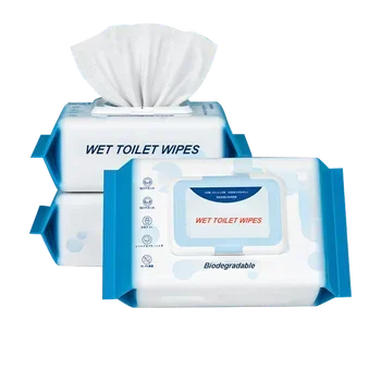 Alcohol and Lanolin free patient care water tissues soft hygenic wet wipes