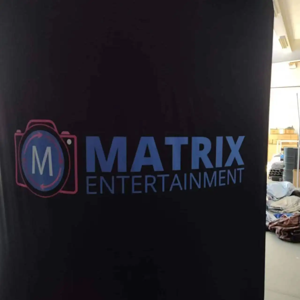 Kmanda 8ft Wholesale 360 Photo Booth Led Enclosure Curved 360 Video Camera Booth Backdrop Wall Portable Pillowcase Photo Booth