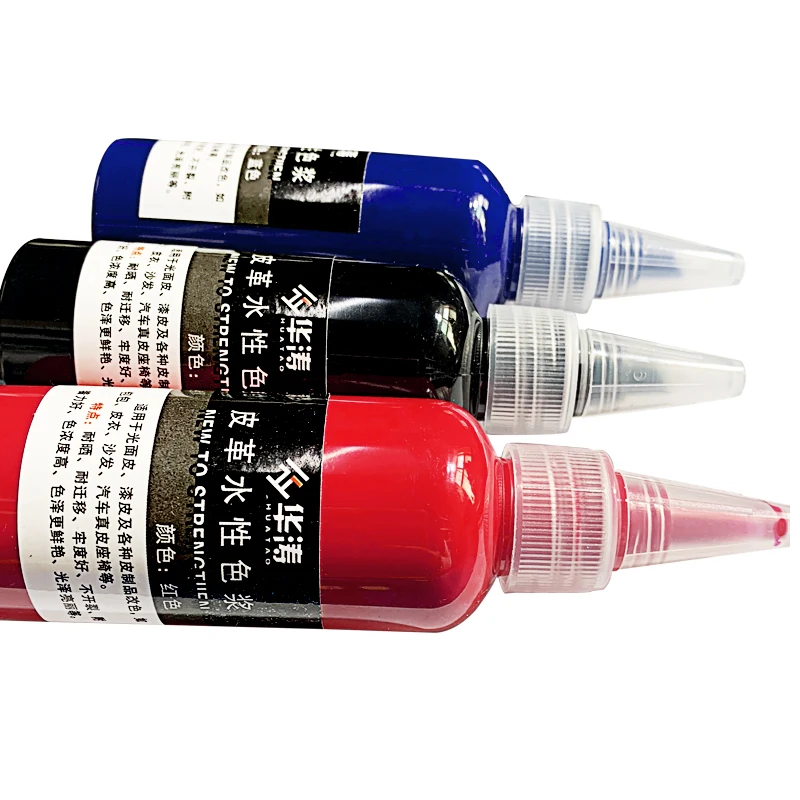 Пигментная паста для ремонта кожи мебели на водной основе, цветная паста для ремонта и окрашивания диванов