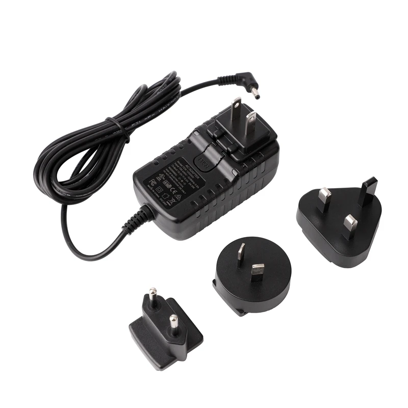 12V 15V 18V 24V 36V 1A 1.5A 2A 2.4A 3A 36W interchangeable power adapter with 1 to 2 splitter