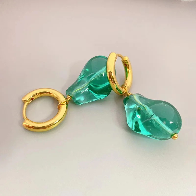 High Quality Women Glazed Earrings Girl Fashion Jewelry Earring