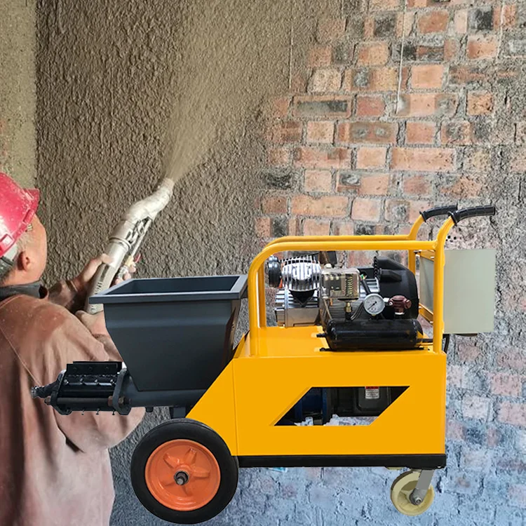 220v Single Phase/380v Three Phase Electricity Cement Mortar Spraying Machine On Sale