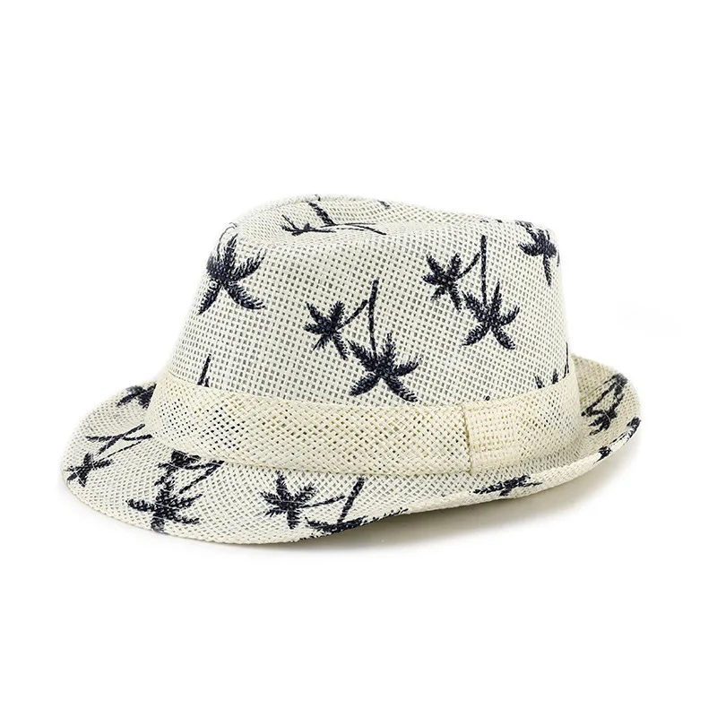 Custom Perfume Cap For Man Breathable Short Brim Paper Fedora Hat Outdoor Beach Summer Hat Sombreros Straw Hats