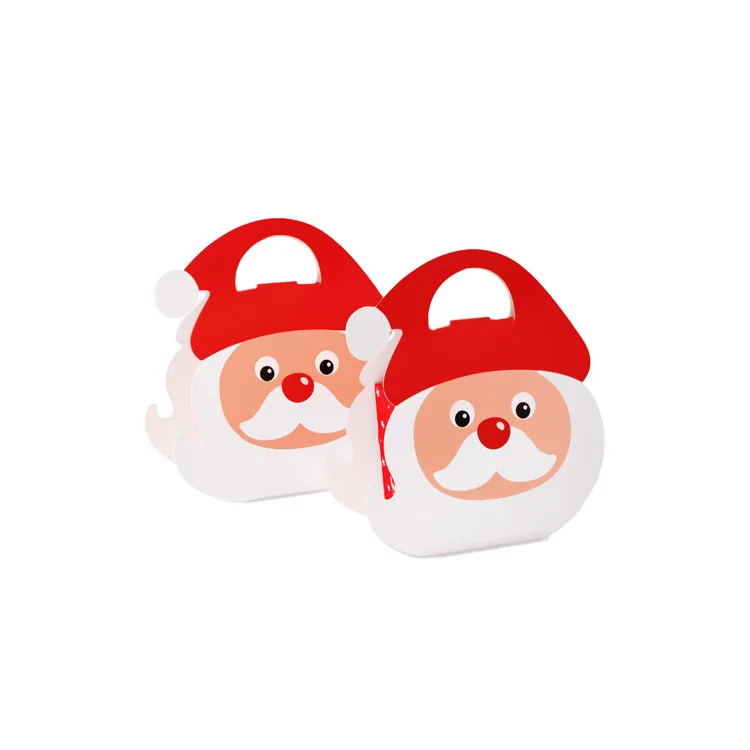 Christmas apple gift box Cute hand-held Christmas wrap gift box candy custom printing logo Paper packing boxes