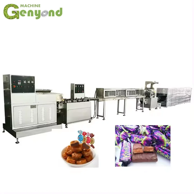 Multifunctional hard candy depositing line marmalade toffee candy making machine hot sell