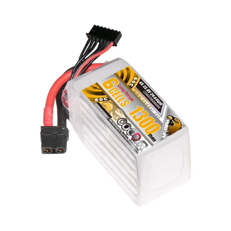 CODDAR RC LiPo батарея HV 6S 1300 мАч 22,8 в 60C 120C XT60 LiHV FPV Дрон Вертолет радиоуправляемый Гоночный комплект 5 дюймов