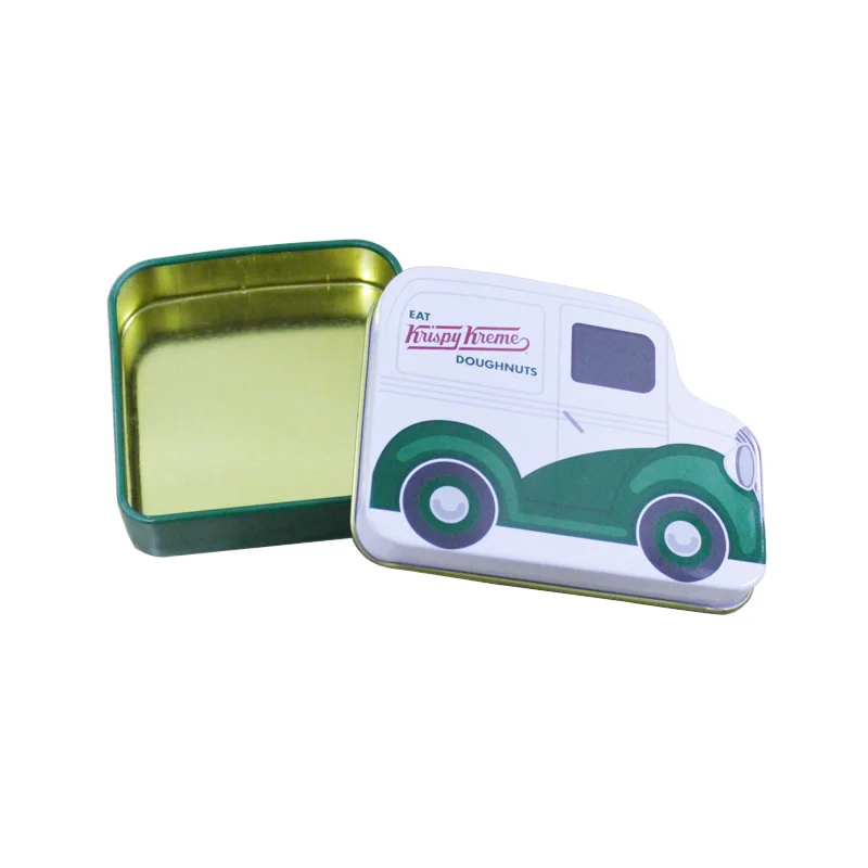 Custom print Car Shape Tin Box for Mint Candy
