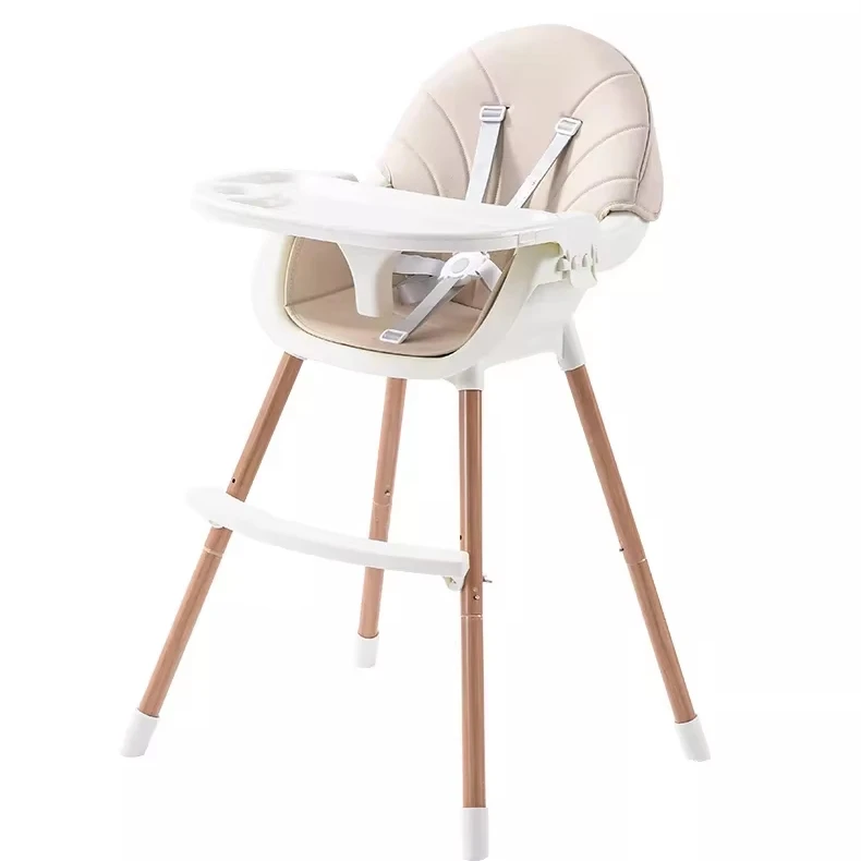 Baby Furniture  High Chair Adjustable Baby Chair feeding wooden booster for babe eating feeding seat