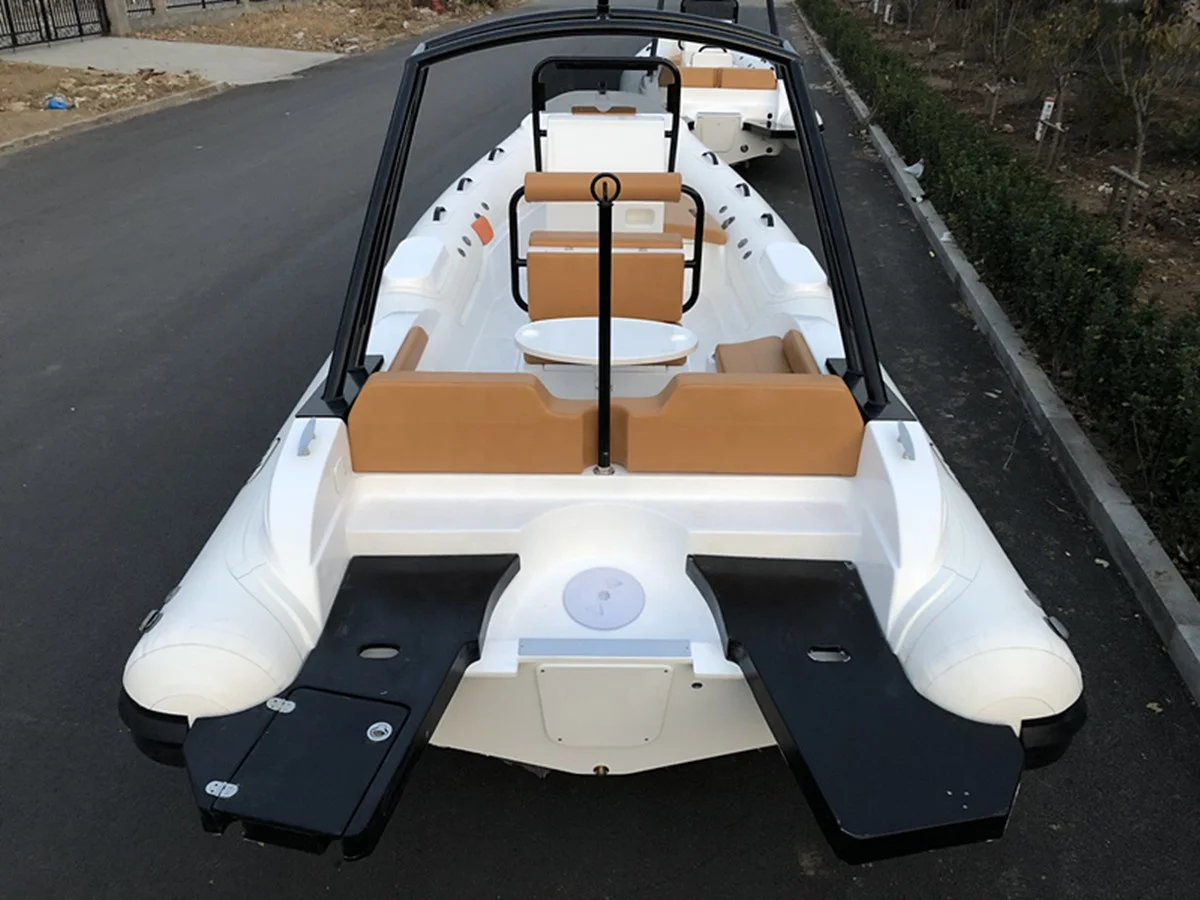 Liya 6.6m hypalon rigid inflatable boat rib sport fishing boats for sale