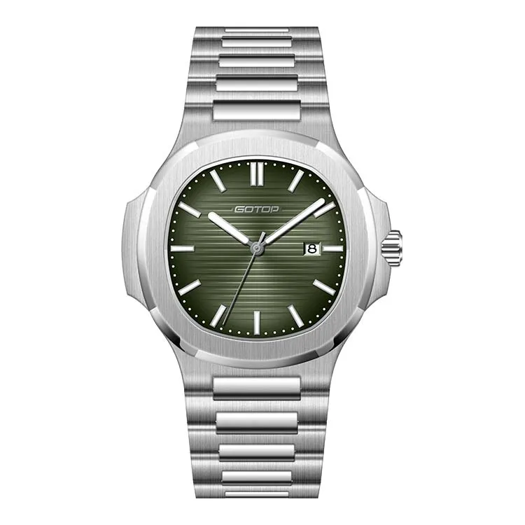 Custom ODM OEM Luxury Mens Watches High Quality Stainless Steel Fashionable Quartz Waterproof