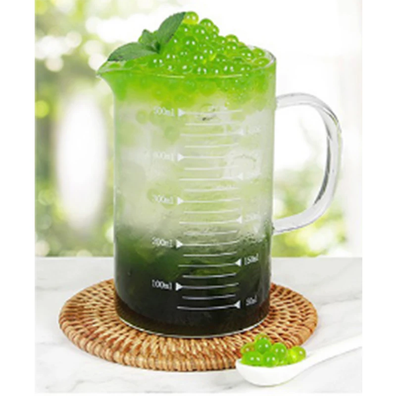 2024 HALAL Healthy Mango Flavor Popping Boba Juice Boba Bursting Boba For Bubble Tea Drinks