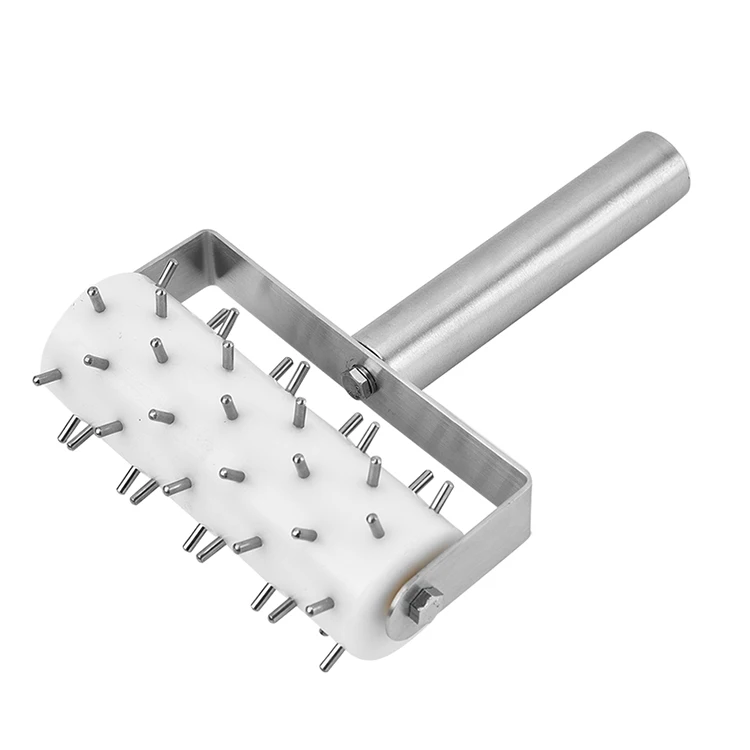 Professional Manual Dough Rolling Machine Pizza Dough Roller Docker Press