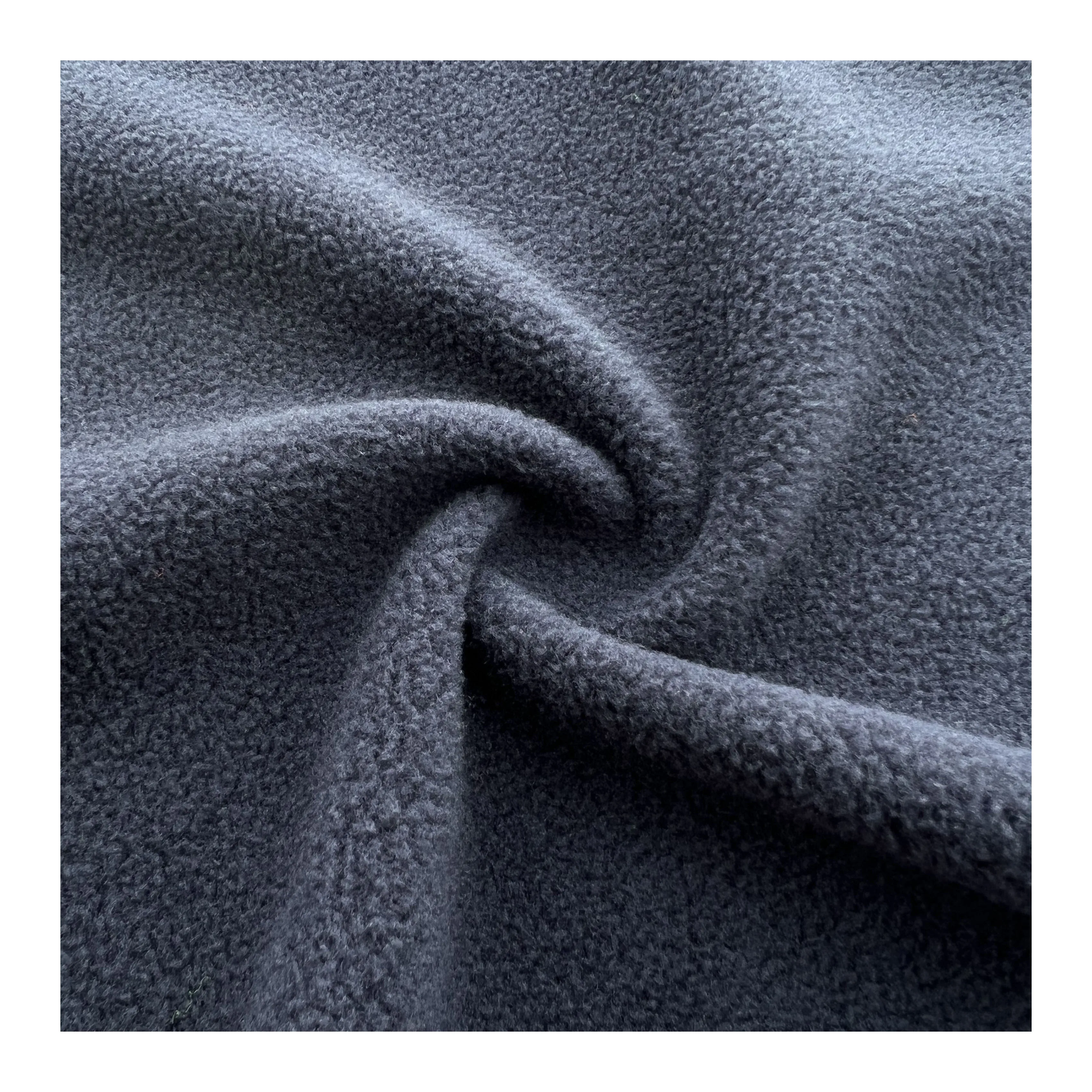Top Selling 380gsm Fluorescent Double Sides Brushed 100% Polyester Polar Fleece Fabric For Hoodies