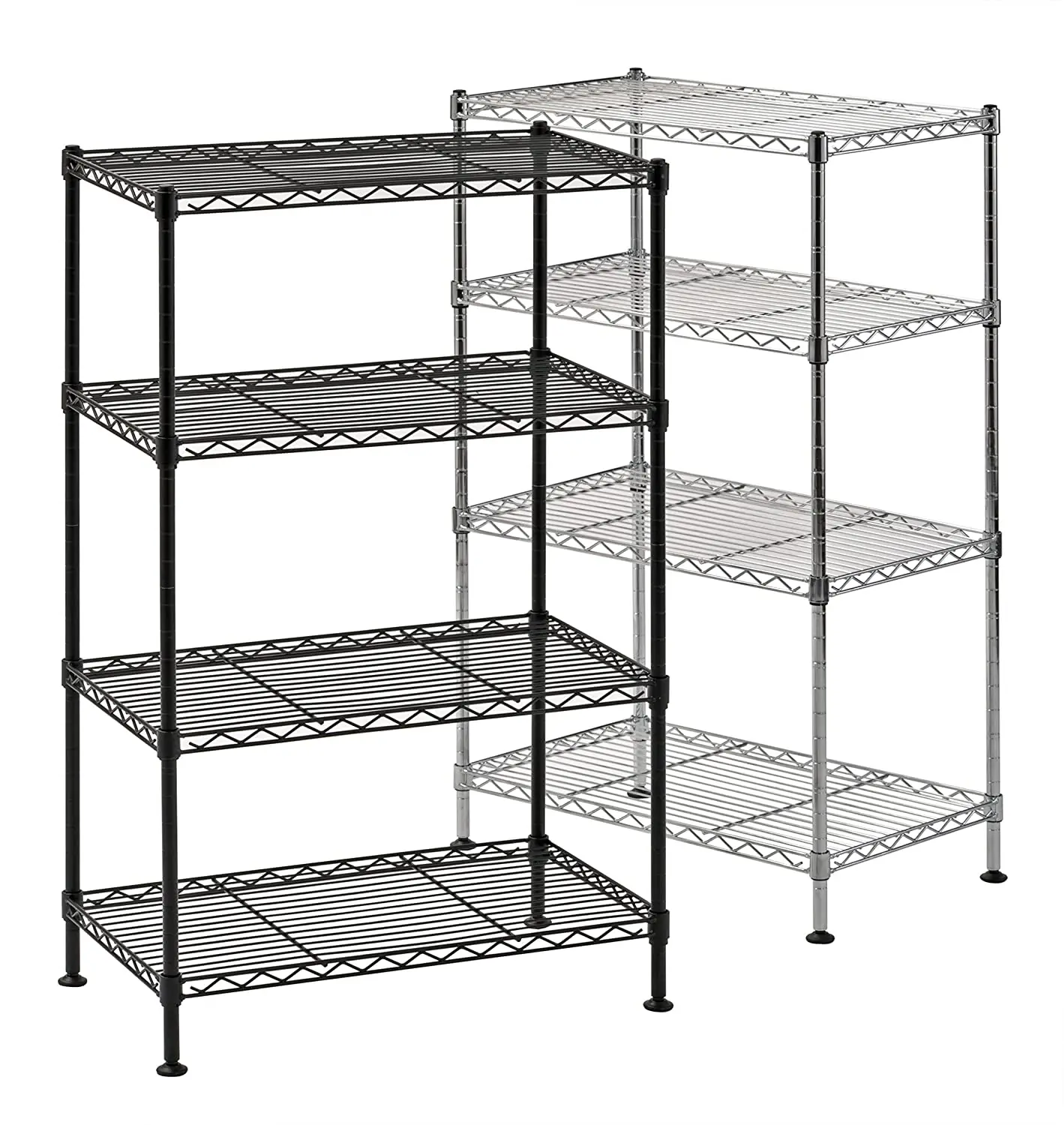 Wholesale Frame Powder Coating Wire Shelving Pantry Shelf Small Wire Rack Portable Wire Metal Shelving In Chrome