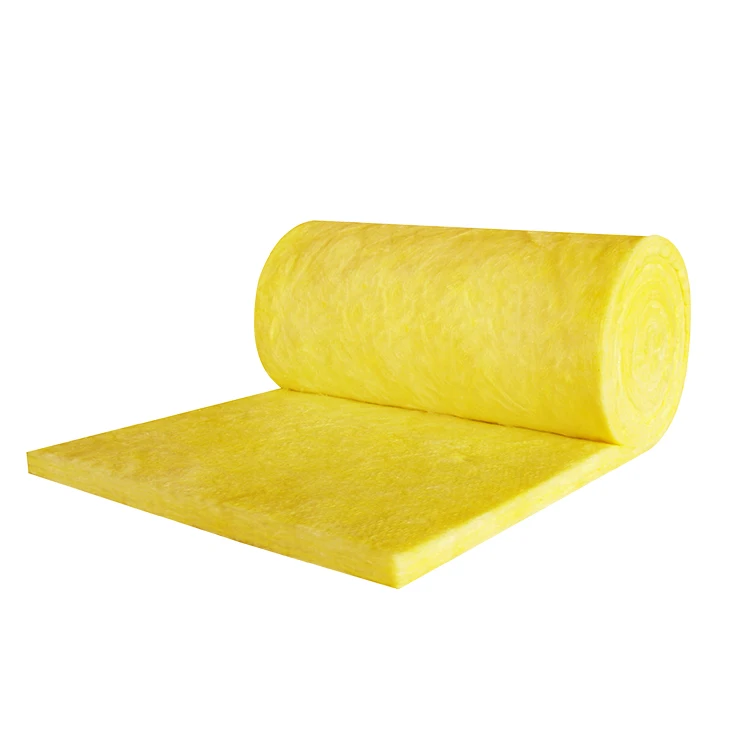 
China Factory 100% Wool Quilt Batt Fiberglass Insulation 10-48kg m3 Densiti Glass Wool Blanket 