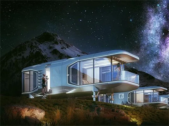 Ready-Made Modular Portable Container House Prefabricated Modern Room Living Space Capsule