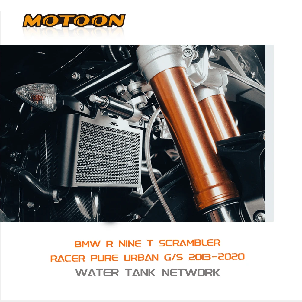 Motorcycle Radiator Grille Guard Cover Water Box Tank Net For RnineT  2013 2020 Protective Case