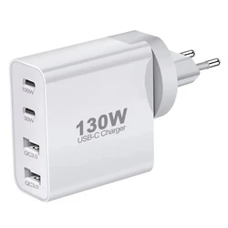 NEW GaN Quick Wall Charger C+A 65W PPS High Power Fast Charge PD 65w gan charger for Type-C Laptop MacBook iPad iPhone