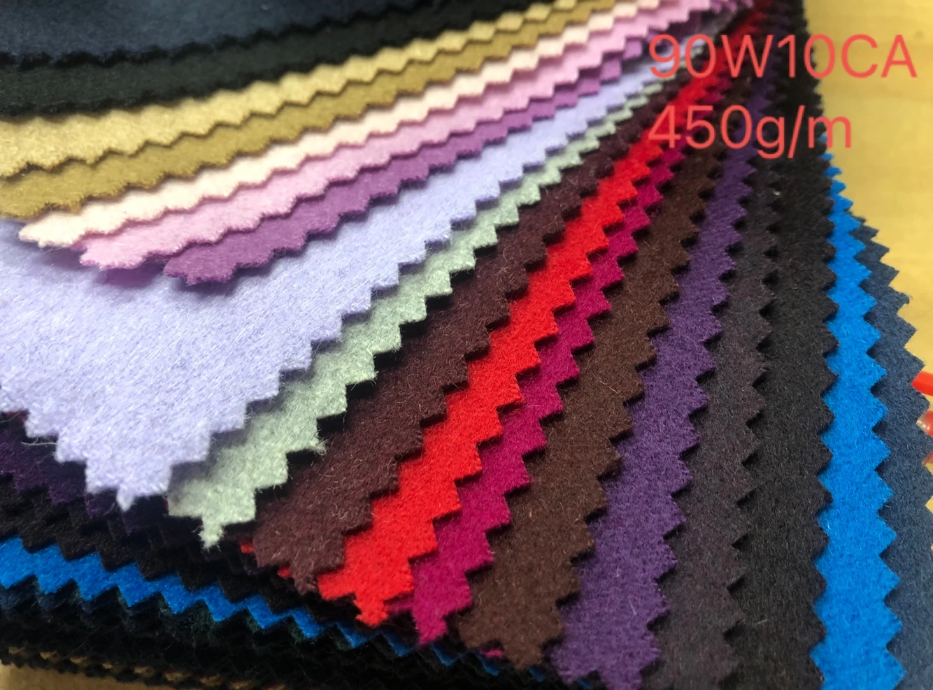 bright color wool cashmere fabric in ready stock for men and women coat wool clothing